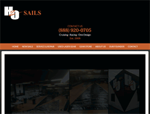 Tablet Screenshot of h2osails.com